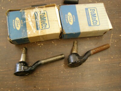 NOS OEM Ford 1965 1966 Mustang 6 Cyl. Inner Tie Rod Ends Falcon Comet 1964 1963