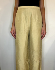 Giorgio Armani Beige Vintage Women's Work Trousers Size 42