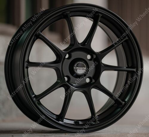 15" Black SR-9 Alloy Wheels Fits Ford Escort XR3 + Fiesta XR2 ST ST Line 4x108 - 第 1/6 張圖片