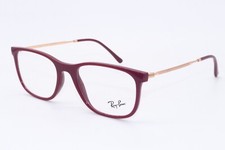 NEW RAY-BAN RB 7244 8099 RED ROSE GOLD AUTHENTIC FRAME EYEGLASSES 53-18