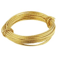 6 Meter Brass Picture Wire Cable Cord Wall Hanging Photo Mirror Frame Hanger 6m