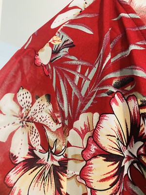 Robe Maxi Mousseline Fleurie Shein Taille 1XL - Style Indien/pakistanais, Avec Ceinture, Neuve