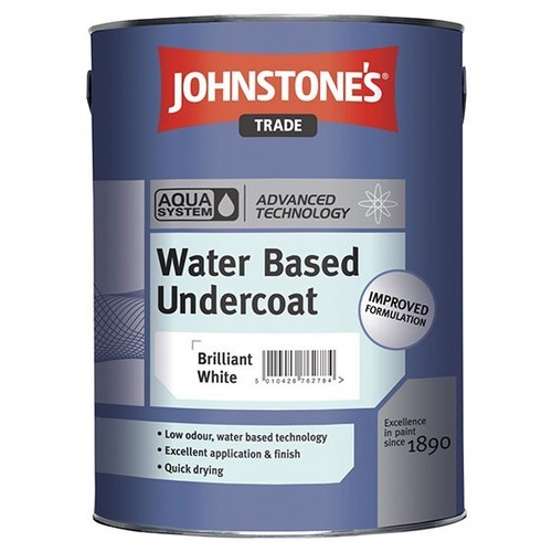 Johnstone's Trade Aqua Water Based Undercoat Brilliant White for Wood & Metal eBay