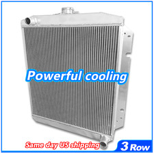 3rows Aluminum Radiator For Buick Special Super Roadmaster Wchevy V8 1950-1952