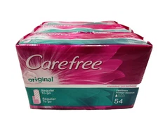 carefree original pantiliners unscented regular to go 162 count