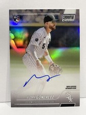 2022 Topps Stadium Club Chrome Base Auto Romy Gonzalez #SCCBA-RG White Sox RC