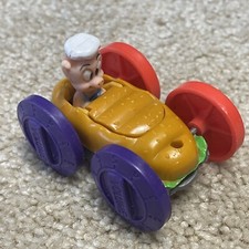 Vintage 1990 TINY TOONS McDonalds Flip Car Warner Brothers -Taz/ Porky Pig