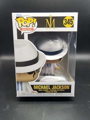 Funko Pop Rocks #345 Michael Jackson Smooth Criminal Leaning W/Protector!!