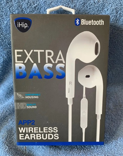 Wireless Headset Earbuds White 