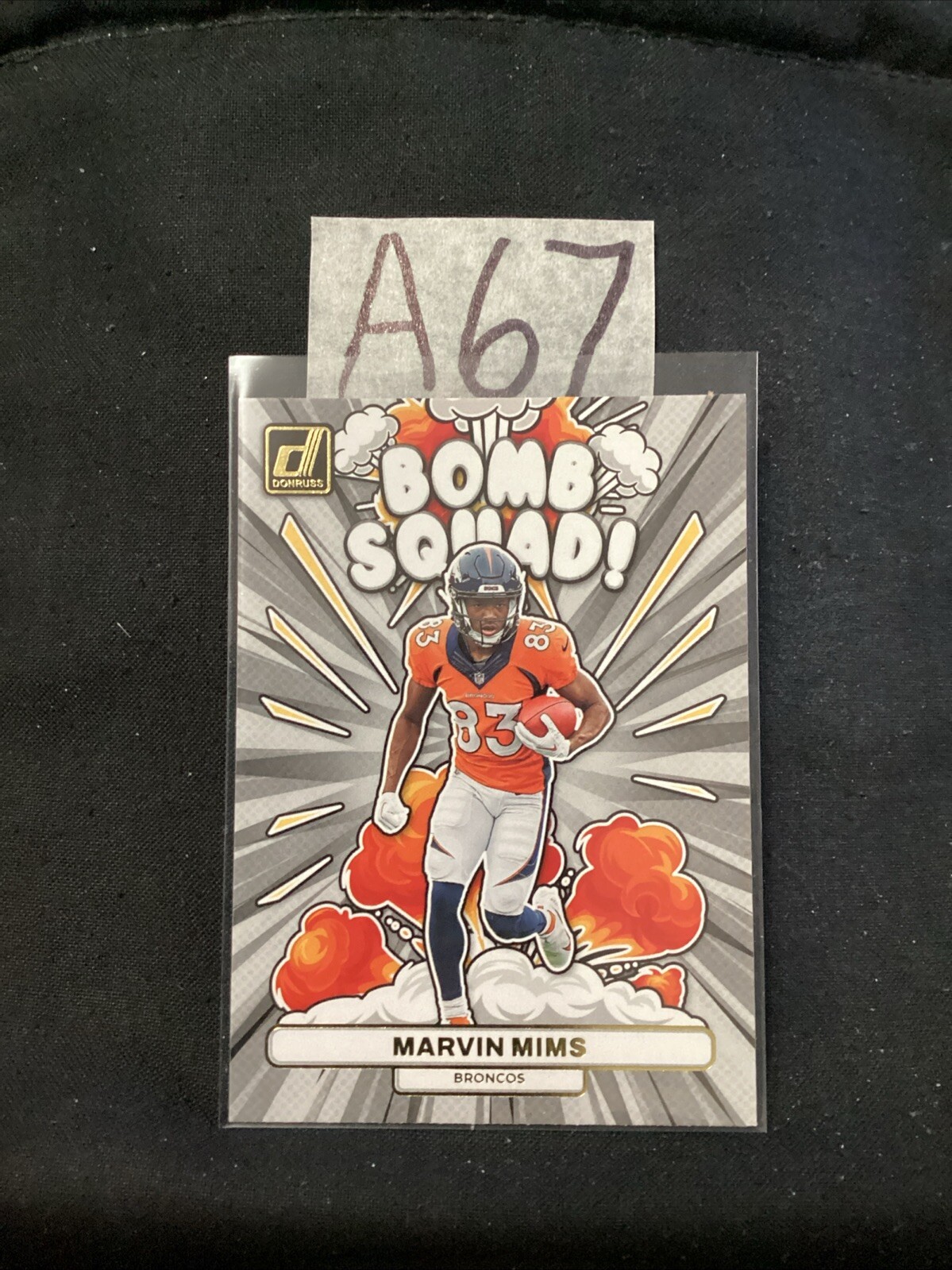 2023 Donruss Bomb Squad Marvin Mims #BS-17 Denver Broncos