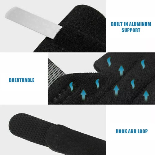 Finger Fixing Support Brace Belt Straps Pain Relief Splint Straightener Trigger - Picture 8 of 14