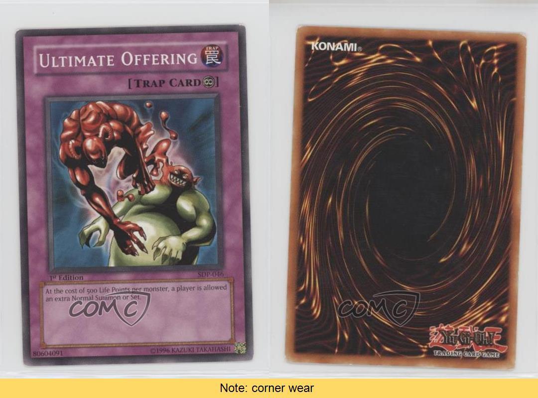 2003 YuGiOh! Starter Deck Pegasus 1st Edition Ultimate Offering READ