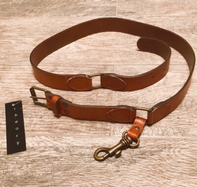 Theory belt Black Classic Oblong Belt in Leather | Women main image 2