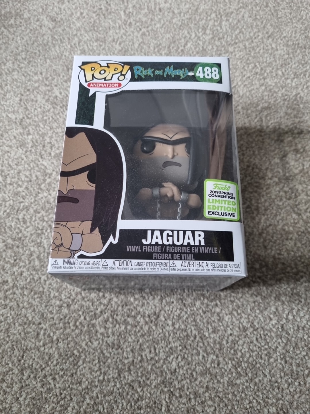 Funko Pop! Rick And Morty Jaguar #488 2019 Spring Convention Edición Limitada