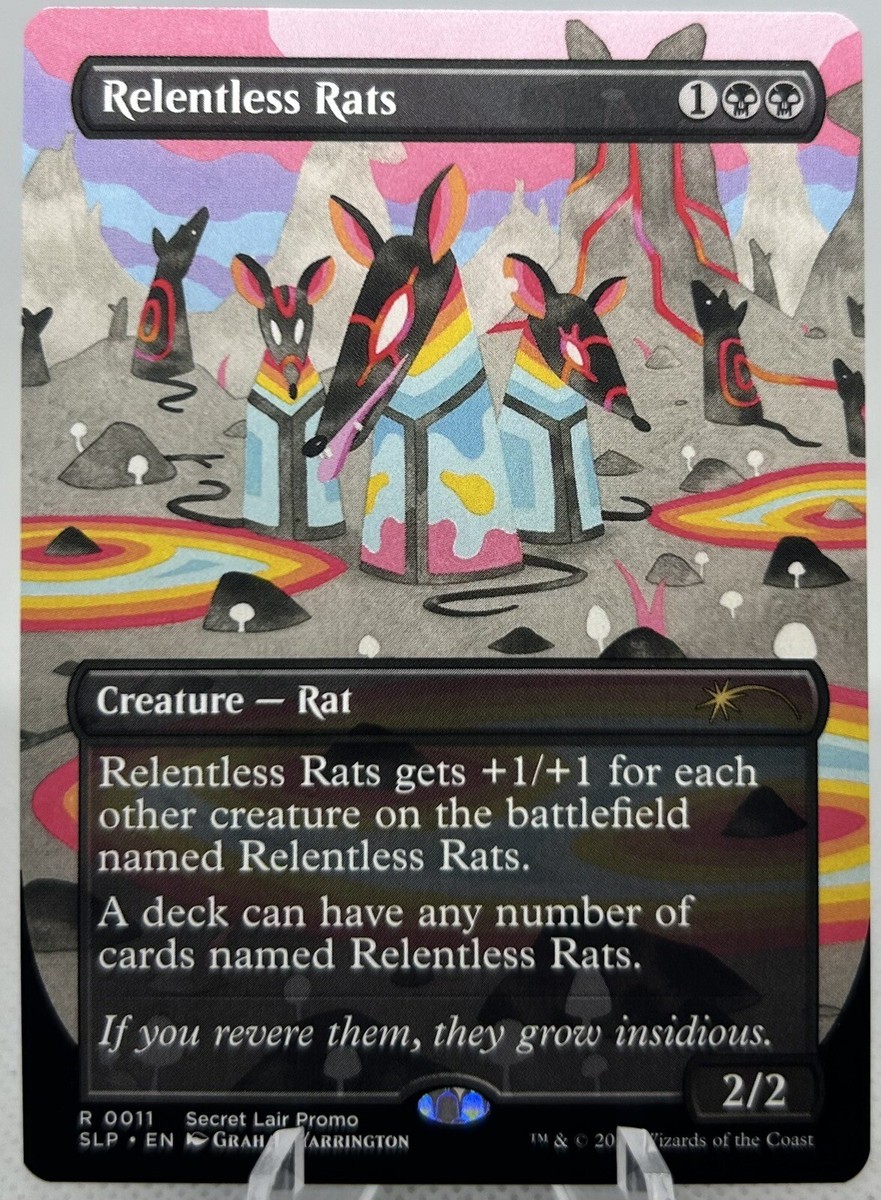 執拗なネズミ Relentless Rats SLD757 psa10 foil Relentless