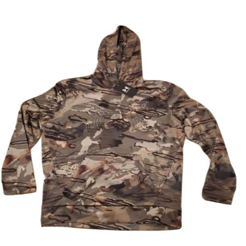 Under Armour NEW Mens 1365689-994 Camo Fleece Long Sleeve Hunting Hoodie  Size M