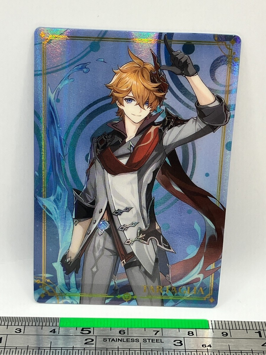 Tartaglia - Genshin Impact Wafer Card R 28 miHoYo BANDAI TCG