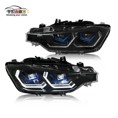 For 2016-2019 For BMW 3 Series 330i 328i F30 F31 LED Headlight Sequential Turn - Picture 10 of 18