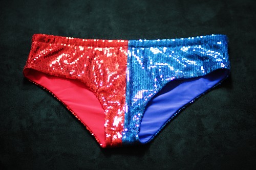 Original Harley Quinn Lentejuelas Shorts Pantalones Cortos Cosplay  Cumpleaños escuadrón de suicidio | eBay