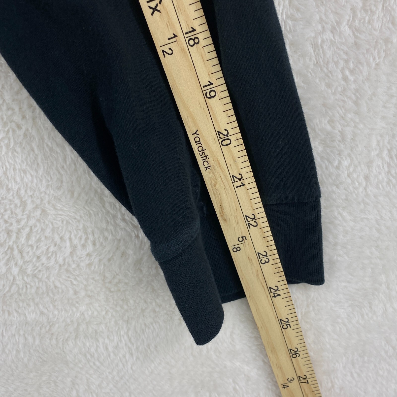Polo Ralph Lauren uomo XL nera camicia manica lunga girocollo ricamato pony