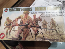 Airfix model kit, British 8th Army, 6 figures, 54mm 1/32