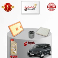 Set Service 3 Filter Und ÖL VW Touran II 1.2 TSI 81KW 110CV Von 2015->