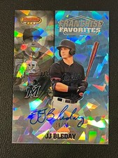 JJ Bleday 2020 Bowman's Best Auto Franchise Favorites Atomic /25 Marlins FFA-JJB