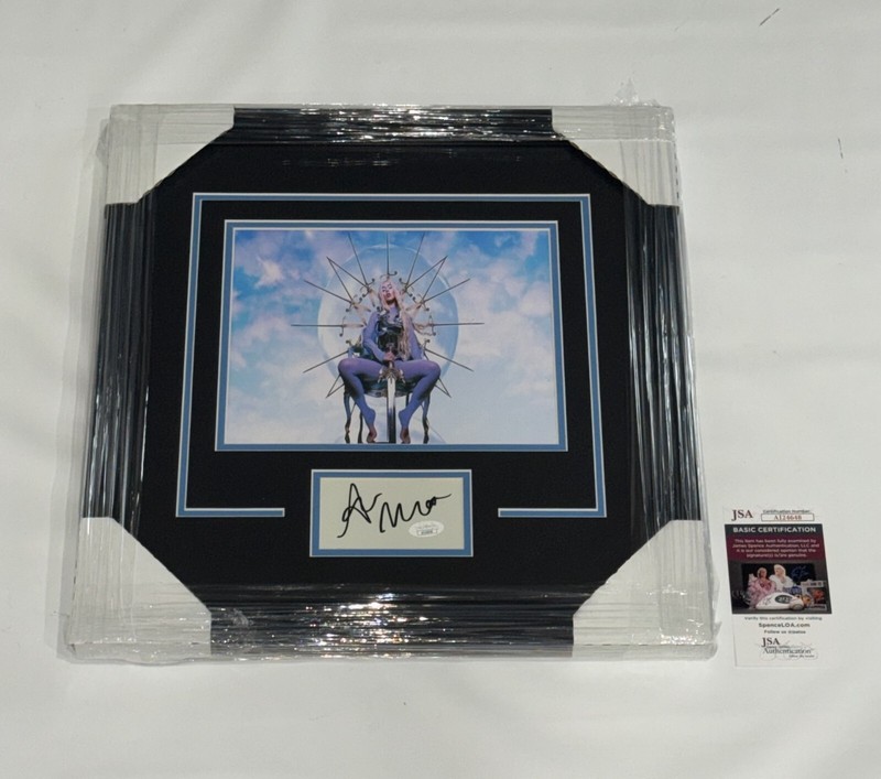 AVA MAX SIGNED FRAMED 17X18 DISPLAY WITH 8X10 AUTOGRAPHED JSA COA