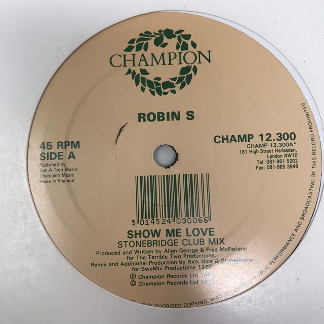 Robin S Show Me Love Stonebridge Remix
