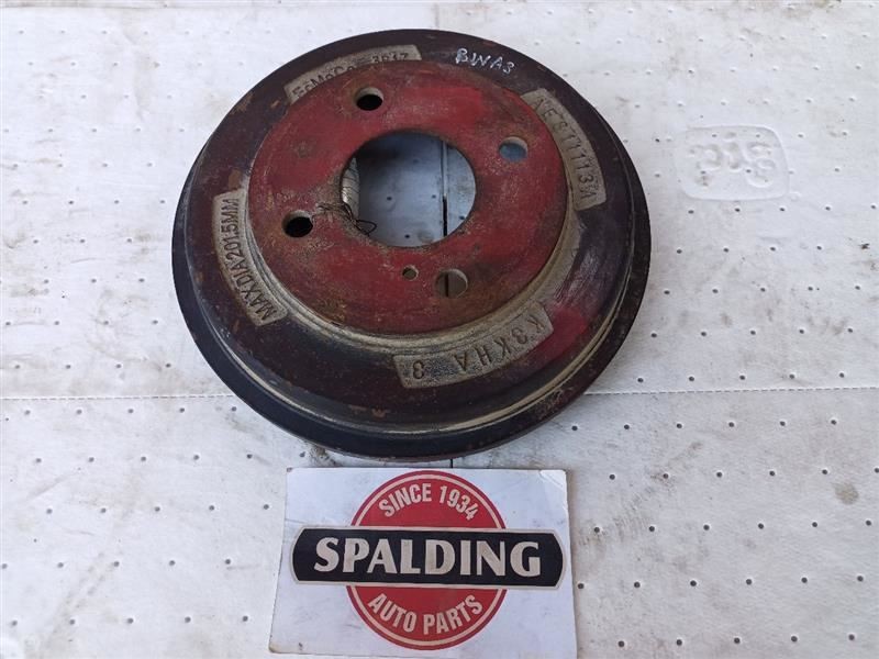 Rear Disc Brake Rotor from 2013 Ford Fiesta 5127049
