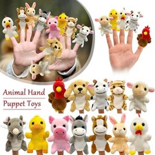 Tell Story Kids Animal Hand Puppet Plush Interactive Toys  Children Gift