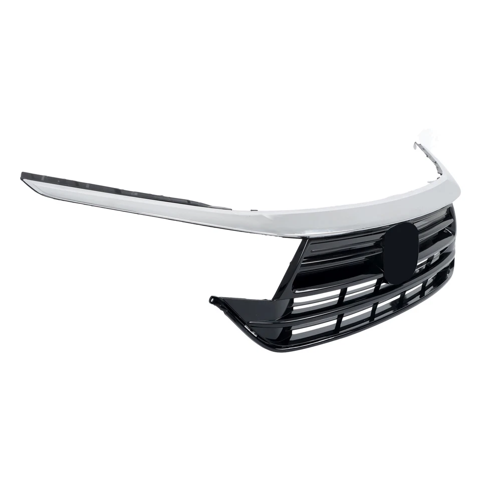 ABS Black Front Upper Grille Grill Chrome Molding For Honda Odyssey 2021-2023 Foto 4 de 4