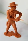 1964 Cowboy Gunslinger Marx 6 inch Toy Figure Western VG+