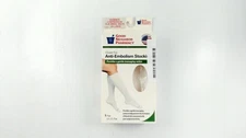 Good Neighbor Pharmacy 15-20 mmHg Closed Toe Anti Embolism Stockings White 2X