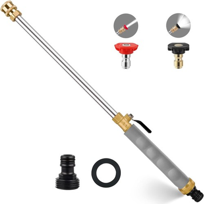 #ad 2025 Upgraded Jet Nozzle Power Washer for Garden Hose 2 In 1 High Pressure W... $21.03