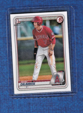 2020 Bowman Draft Baseball Rookie Card RC # BD-103 David Calabrese