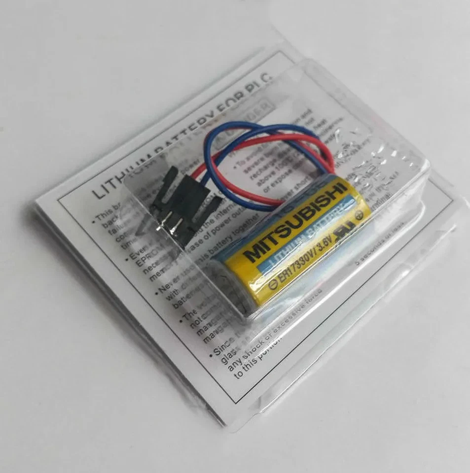 MR-BAT ER17330V/3.6V Für Mitsubishi Batterie A6BAT Li-Ion-Batterie mit Stecker - Bild 4 von 4