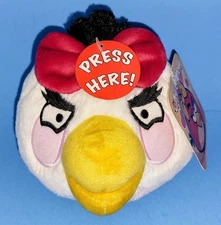 Angry Birds Plush Valentines Matilda White Bird 5” No Sound Commonwealth 2011