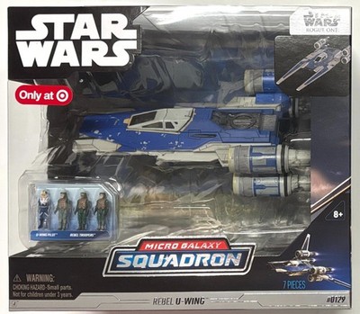 Star Wars Micro Galaxy Squadron Rebel U-Wing Vehicle and Mini