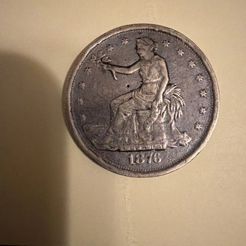 1876 Trade Dollar - circulated