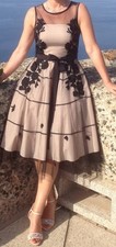 Party Prom Dress Size 6 3/4 Length Sleeveless