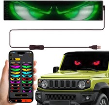 Super RGB LED Eyes for Truck Windshield, 23"x5" LED Eye for Car Windshield, D