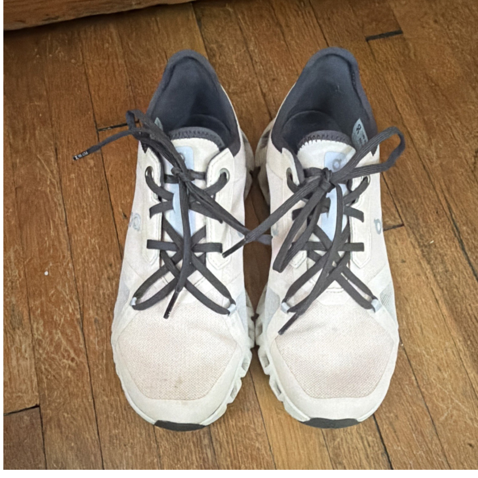 On Cloud Women's Breathable Running Shoes White Gray US 7 EU