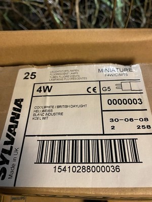 25*Sylvania Leuchtstofflampe T5 Röhre Luxline Plus 4W/640 G5 Neutralweiß 4000K