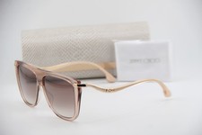 NEW JIMMY CHOO SUVI/S FWMNQ CLEAR PINK GOLD SUNGLASSES FRAMES 58-13