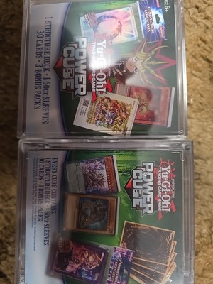 7-Yu-Gi-Oh! 2025 Green Power Cube Structure Deck, 3 Bonus Packs  Rare Nib