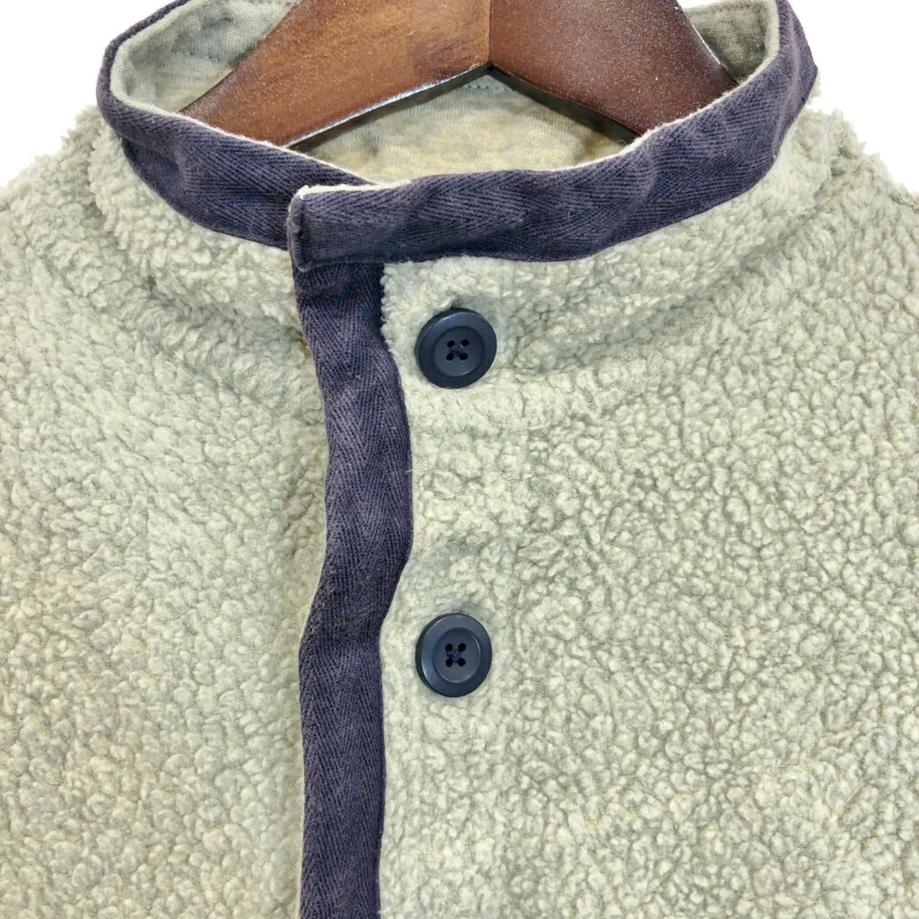 Shearling Button Pullover Fleece Jacket Outdoor I… - image 3