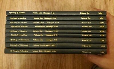 Life-Study Witness Lee - Matthew, Phillians Ministry Lot of 9 FREE SHIPPING