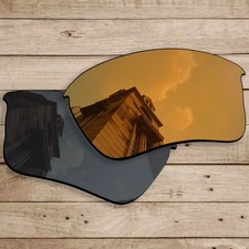 hdhut Replacement Lenses for-Oakley Flak Jacket XLJ Sunglass Bronze Polarized