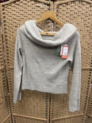 H&M Ribbed Beige Roll Neck Pullover Jumper Size L Bnwt  - Image 1 of 4